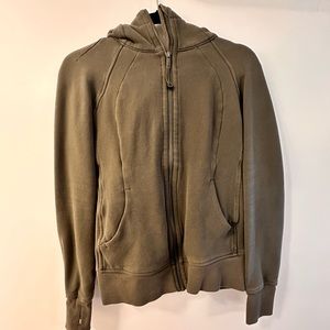 Lululemon full length scuba zip up